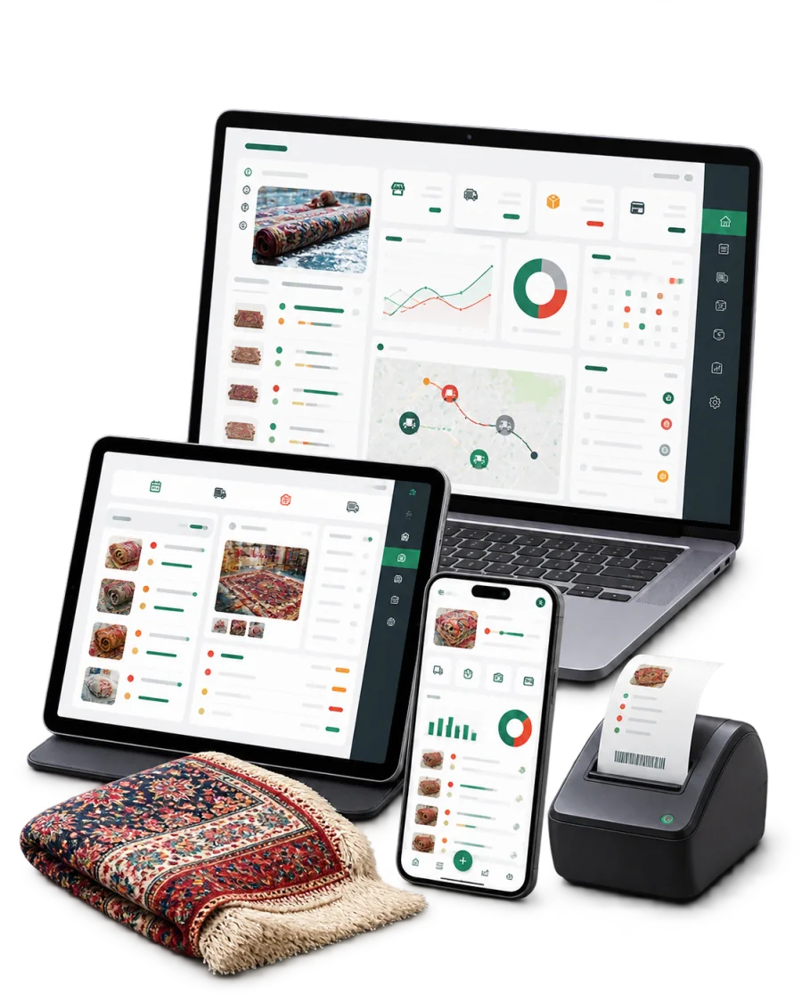 نرم افزار قالیشویی پازیریک